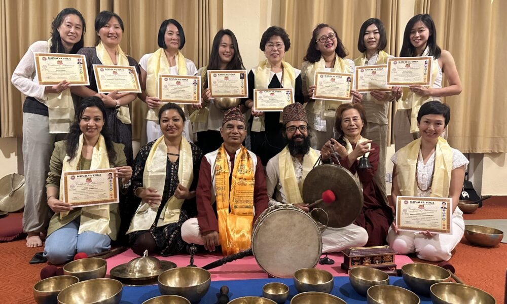 singing bowl training in nepal