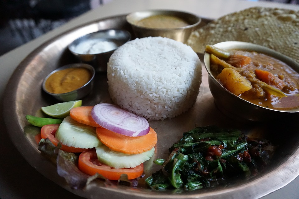 Vegan Food in Yoga Teacher Training in Nepal