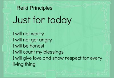 The 5 Reiki Priniciples