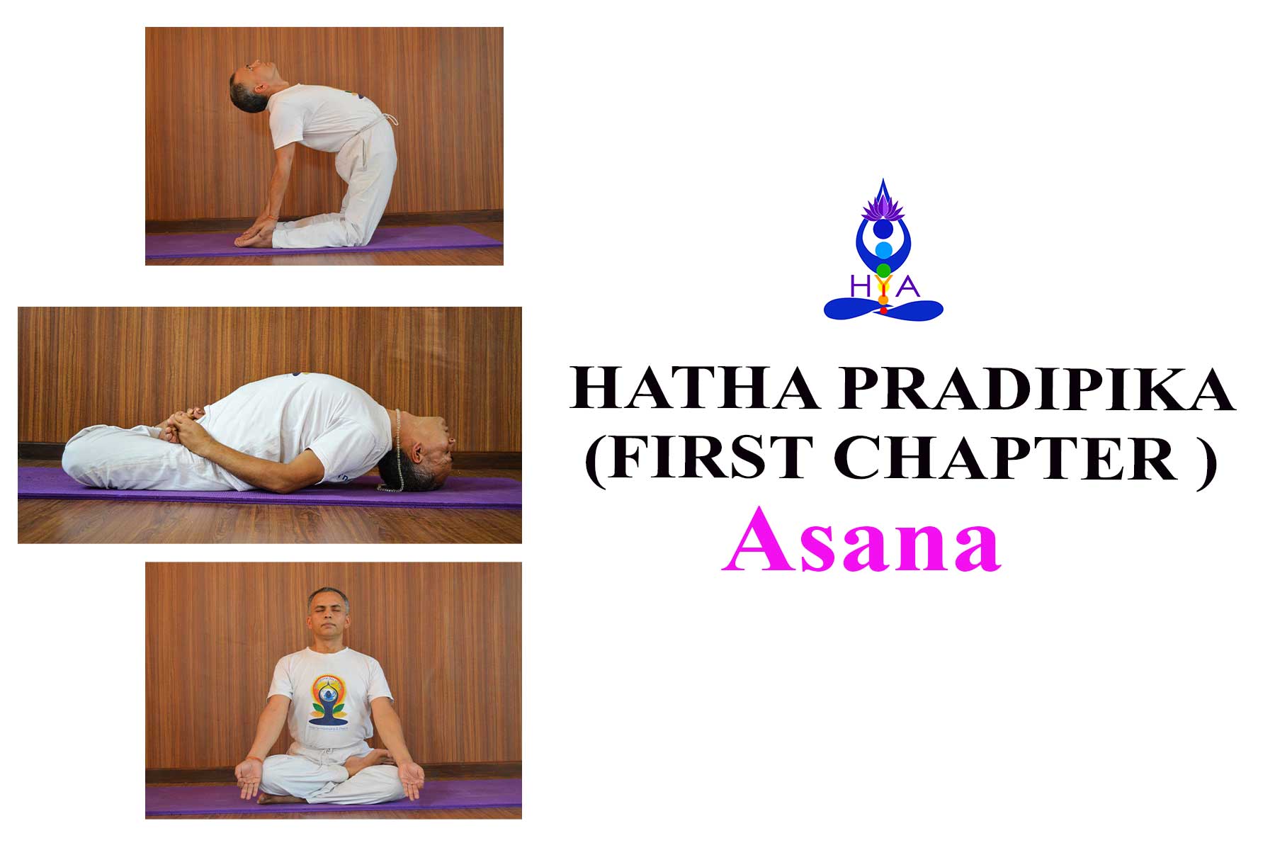 An asana is a body posture, originally and still a general term for a