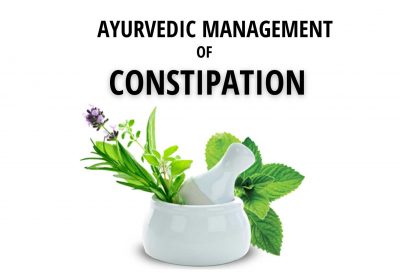 Ayurvedic Treatment for Constipation
