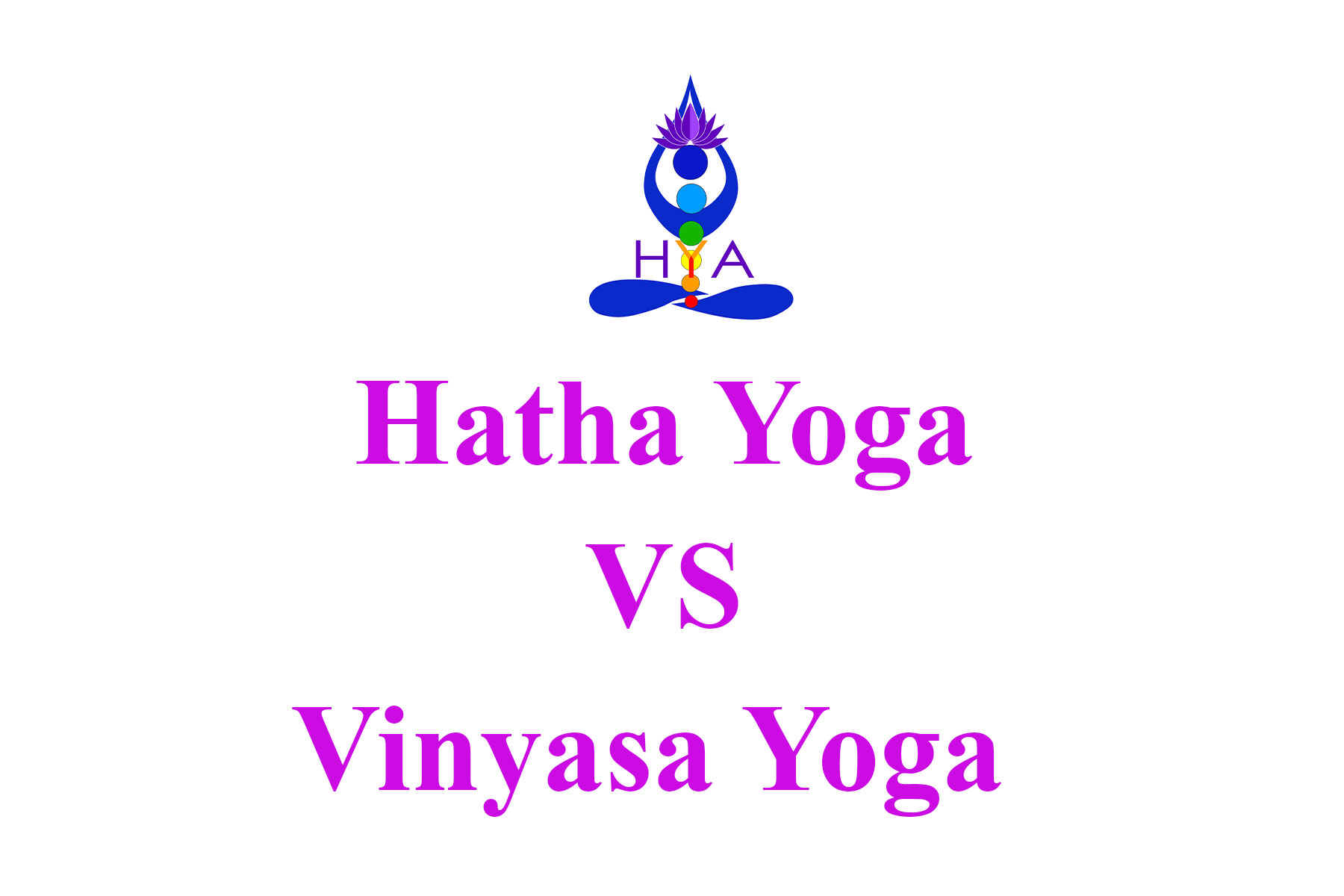 hatha yoga and vinyasa yoga