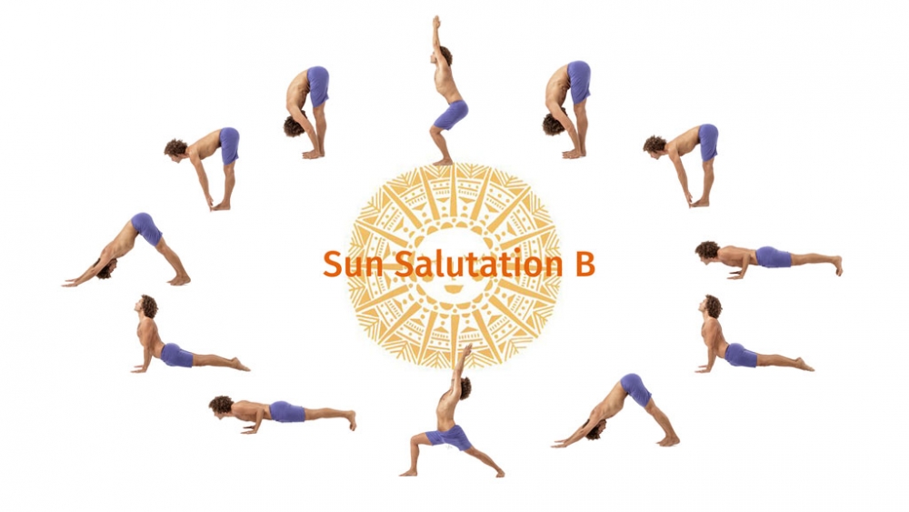 Sun Salutation B sequence with Breath