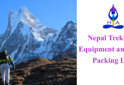 Nepal Trekking Equipment and Gear Packing List