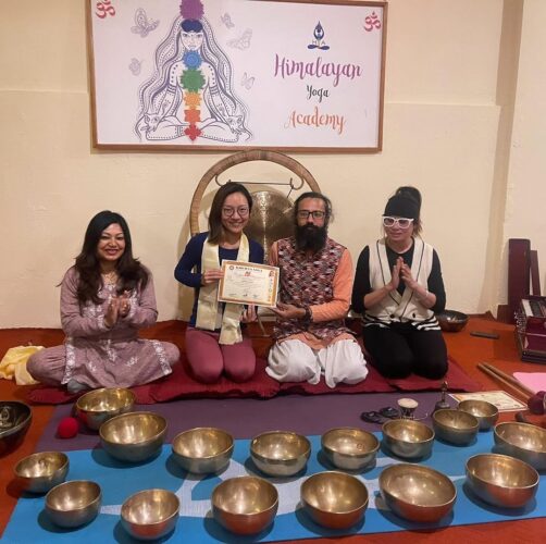 singing bowl healing course in nepal